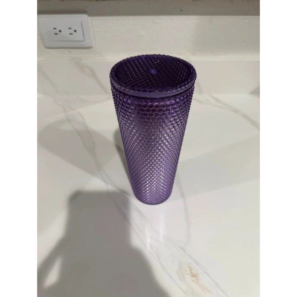 Purple Textured Tumbler